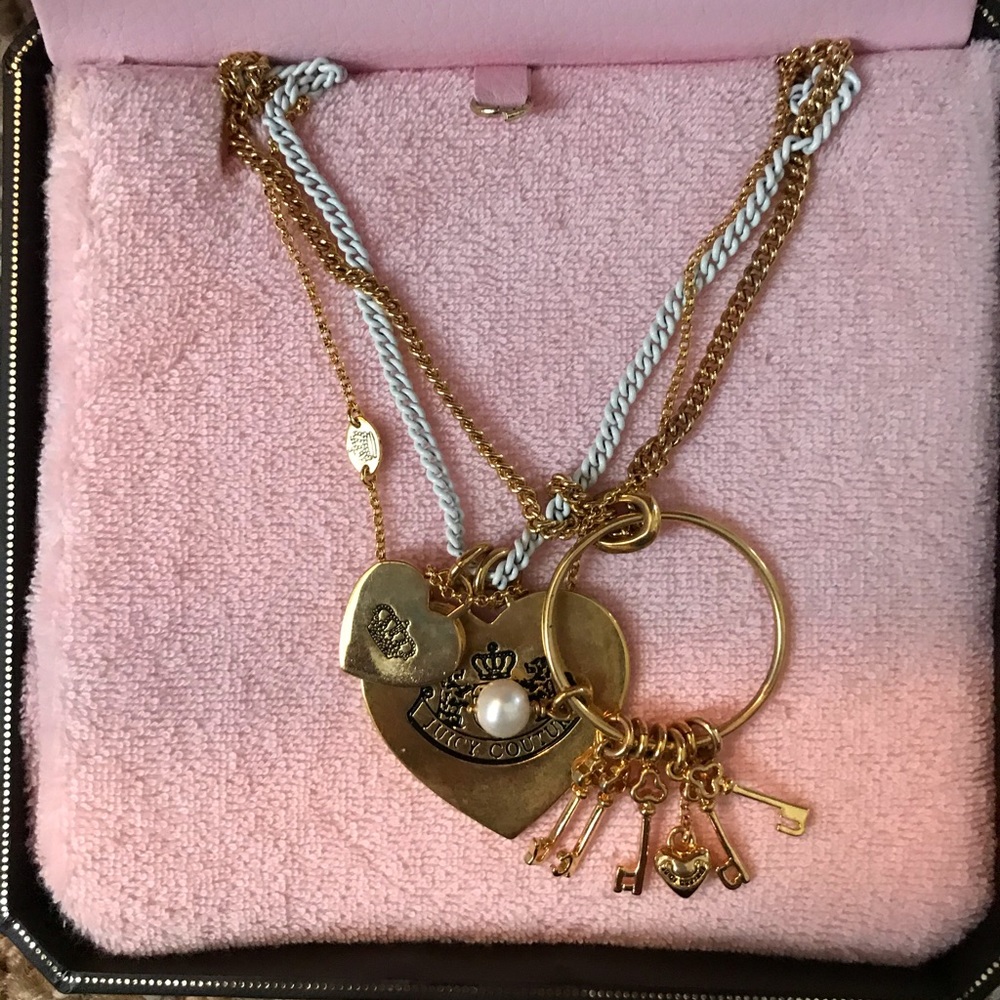 Juicy Couture layered necklace